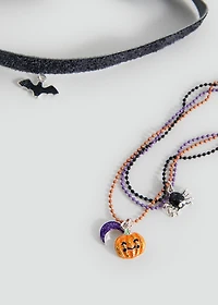 Pack of 2 Halloween necklaces