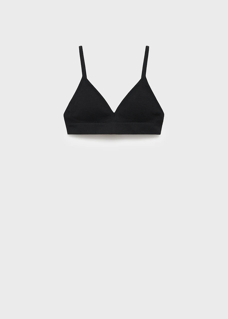 Essential triangle bra