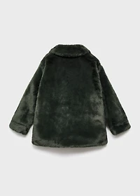 Faux-fur coat