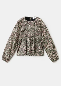 Floral print blouse