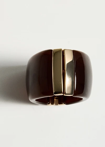 Resin cuff bracelet