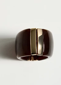 Resin cuff bracelet