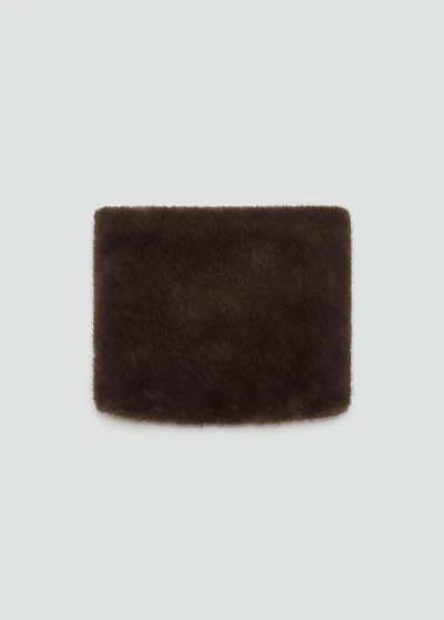 Faux-fur snood