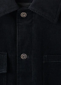 Corduroy jacket with pockets