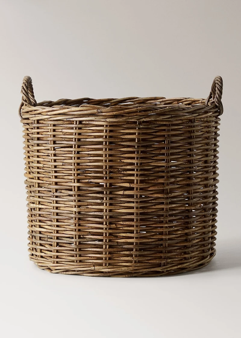 Large rattan basket