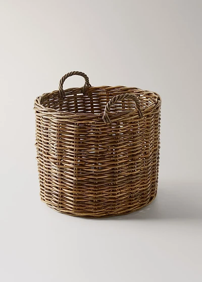 Large rattan basket
