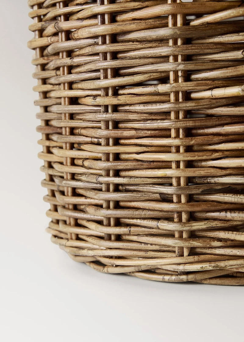 Large rattan basket