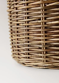 Large rattan basket
