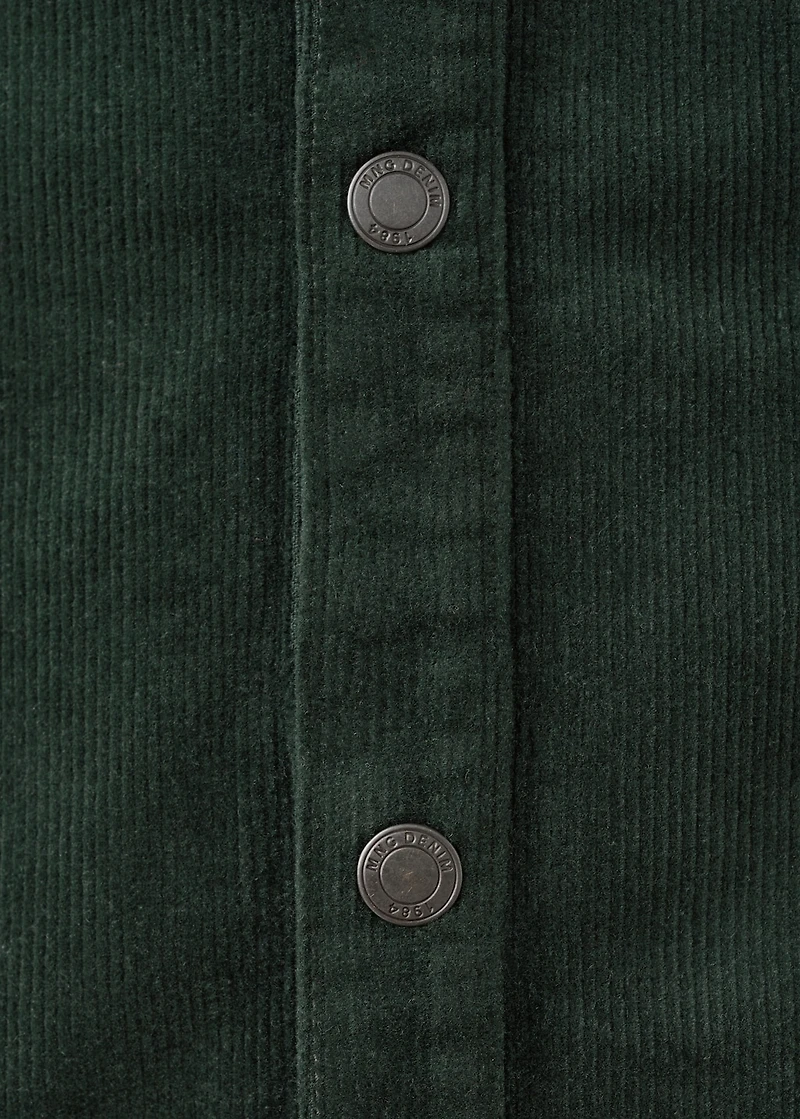 Corduroy pinafore dress