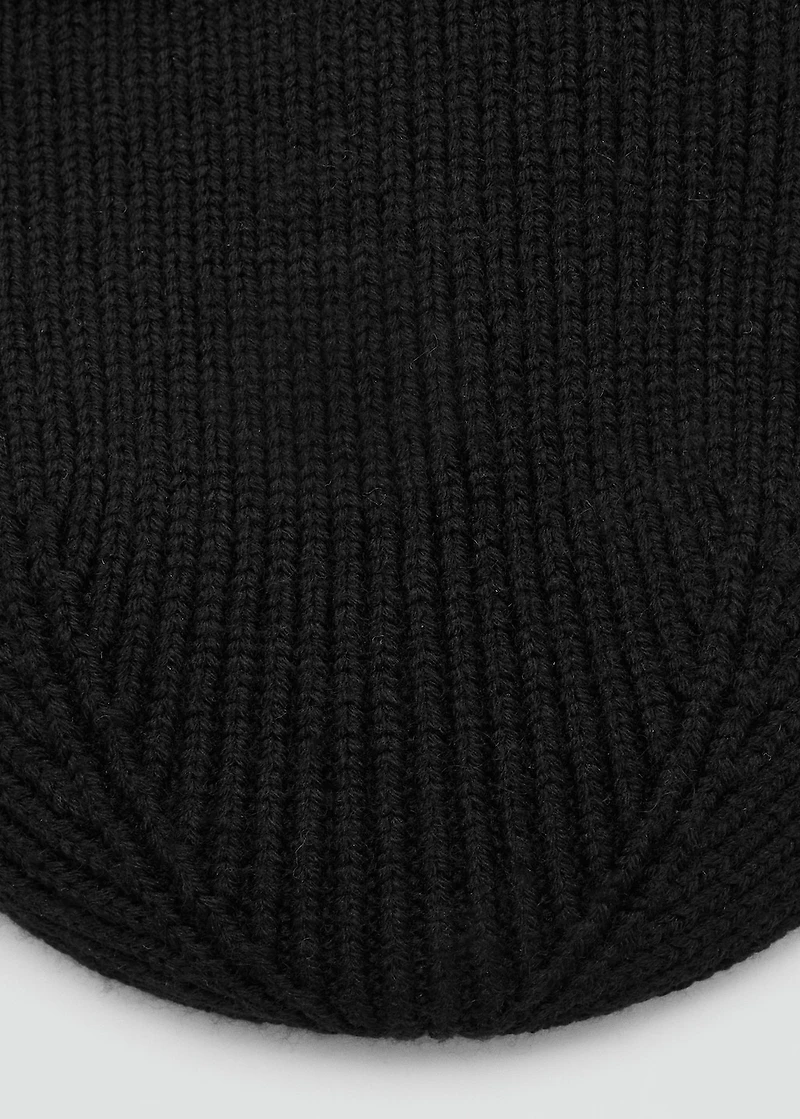 Ribbed wool hat