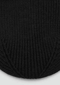 Ribbed wool hat