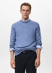 Knitted wool blend sweater