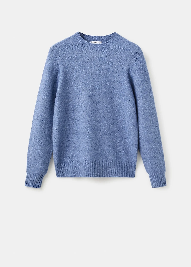 Knitted wool blend sweater