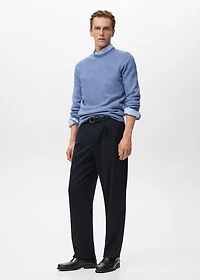 Knitted wool blend sweater