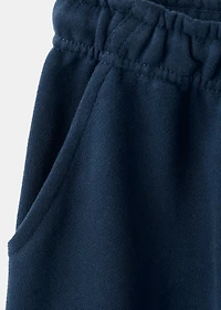 Cotton joggers with elastic waist