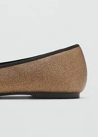 Ballet flats with bows