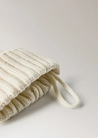 Cable-knit Christmas stocking