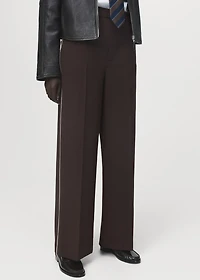 Side striped trousers