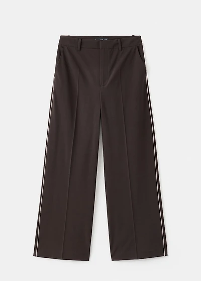 Side striped trousers