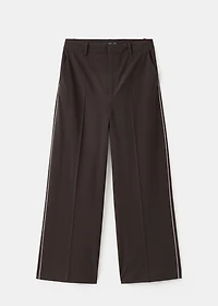 Side striped trousers