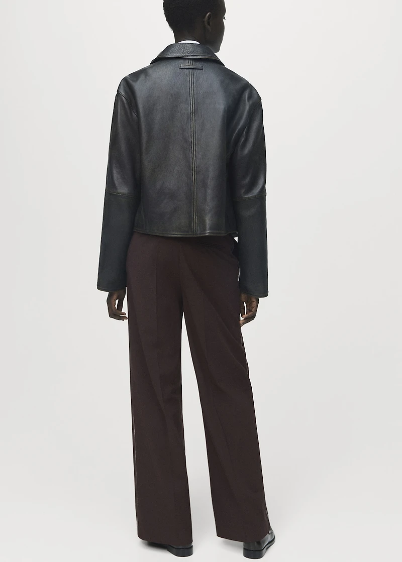 Side striped trousers