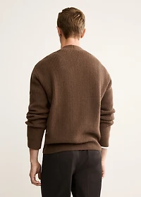 100% wool cardigan with buttons