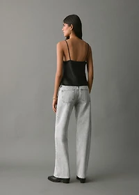 Straight-fit jeans with studs