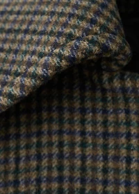 Houndstooth wool jacket