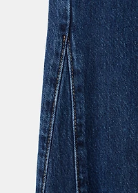 Straight-leg jeans with stitching detail
