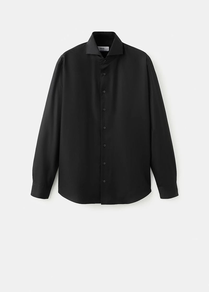 Regular-fit 100% cotton shirt