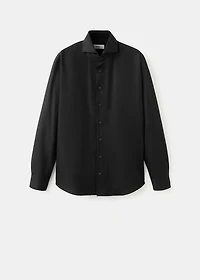 Regular-fit 100% cotton shirt