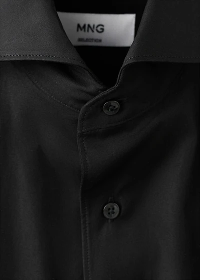 Regular-fit 100% cotton shirt