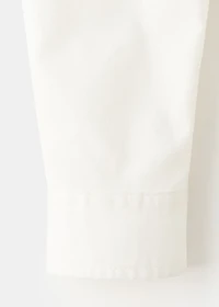 Shirt with reindeer embroidery