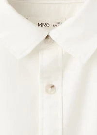 Shirt with reindeer embroidery