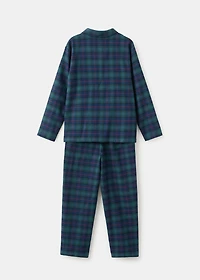 Set of long check pyjamas
