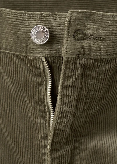 Wide-leg corduroy jeans