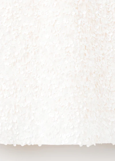 Short dress with sequins