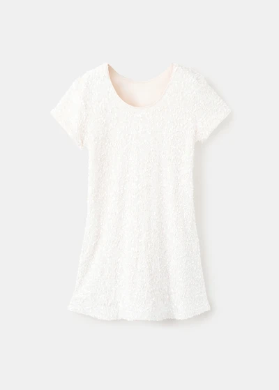 Short dress with sequins