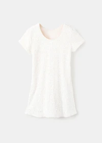 Short dress with sequins