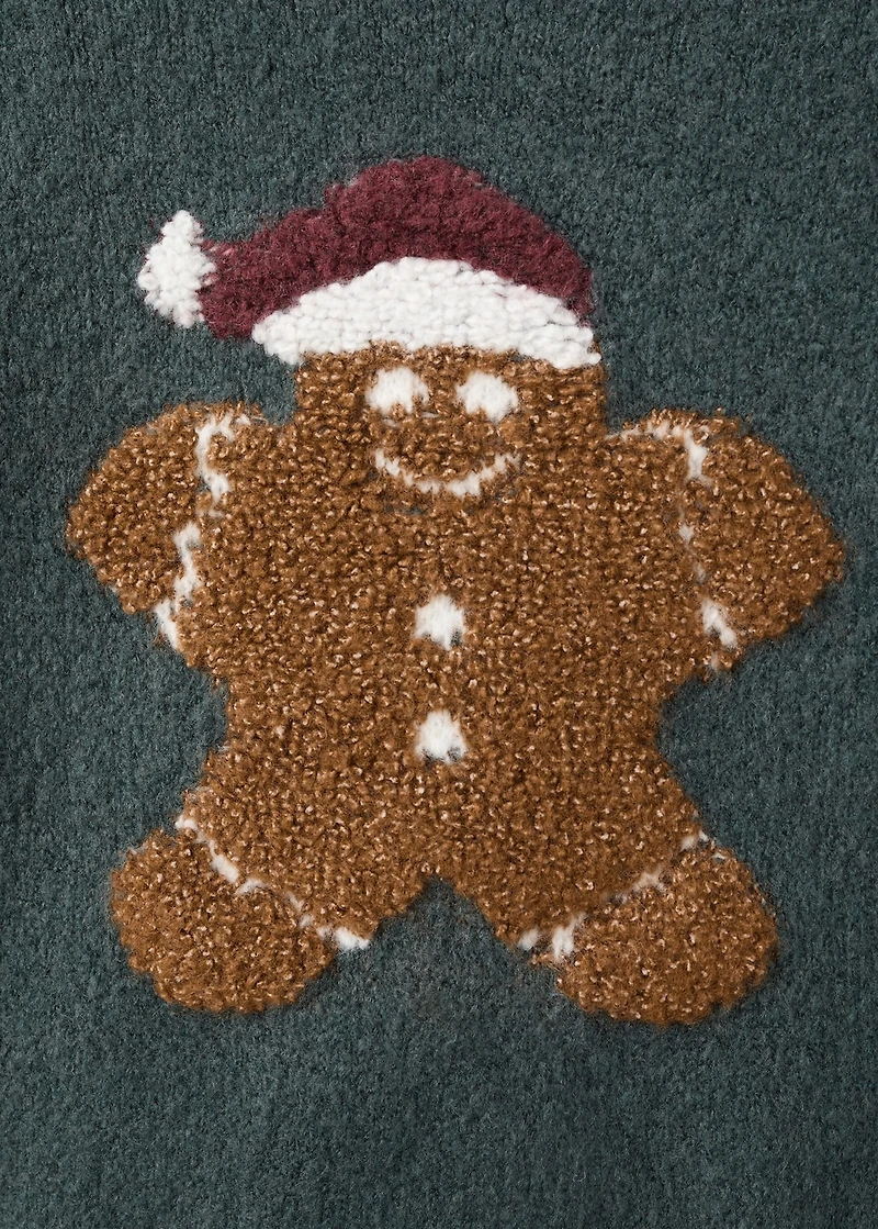 Christmas embroidered sweater