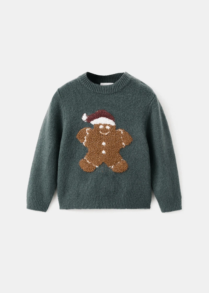 Christmas embroidered sweater