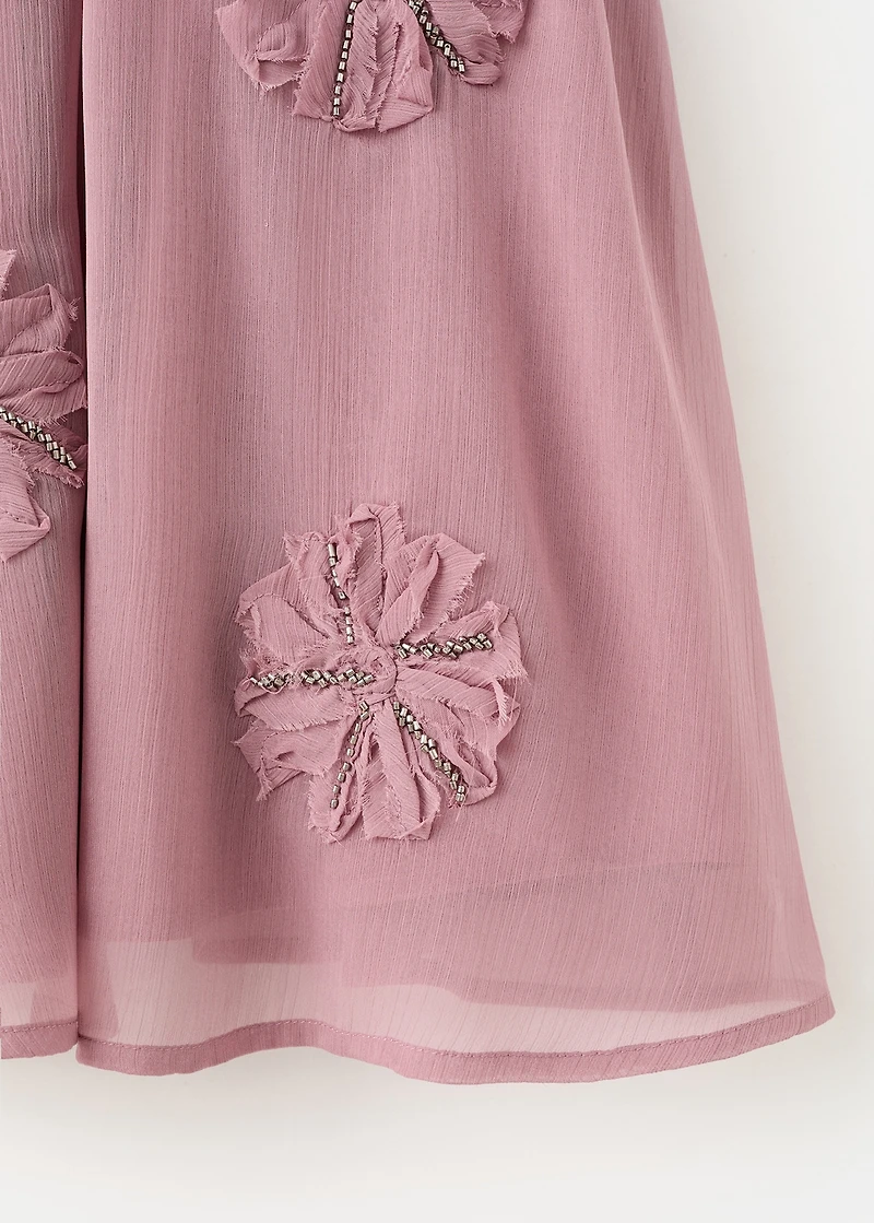 Bead embroidery dress