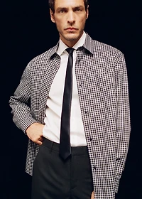 100% cotton relaxed-fit check shirt