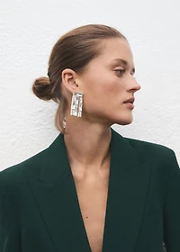 Double-breasted suit blazer