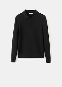 Cotton lyocell polo shirt