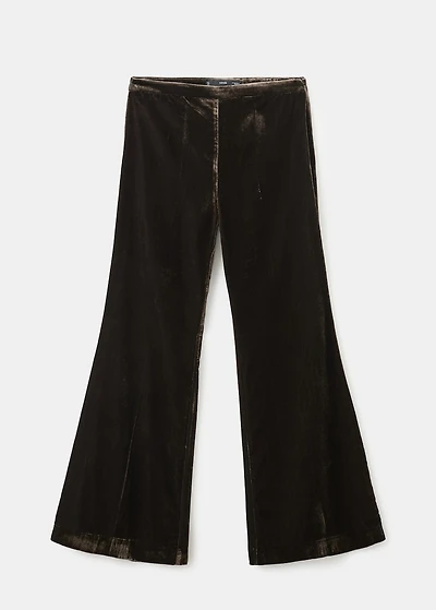 Velvet suit pants