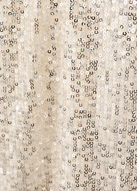 Short dress with sequins