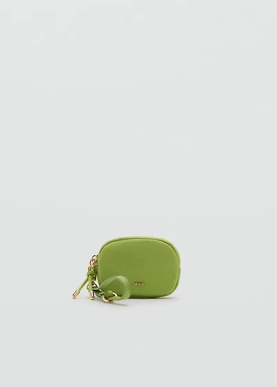 Nylon purse with zip