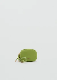 Nylon purse with zip