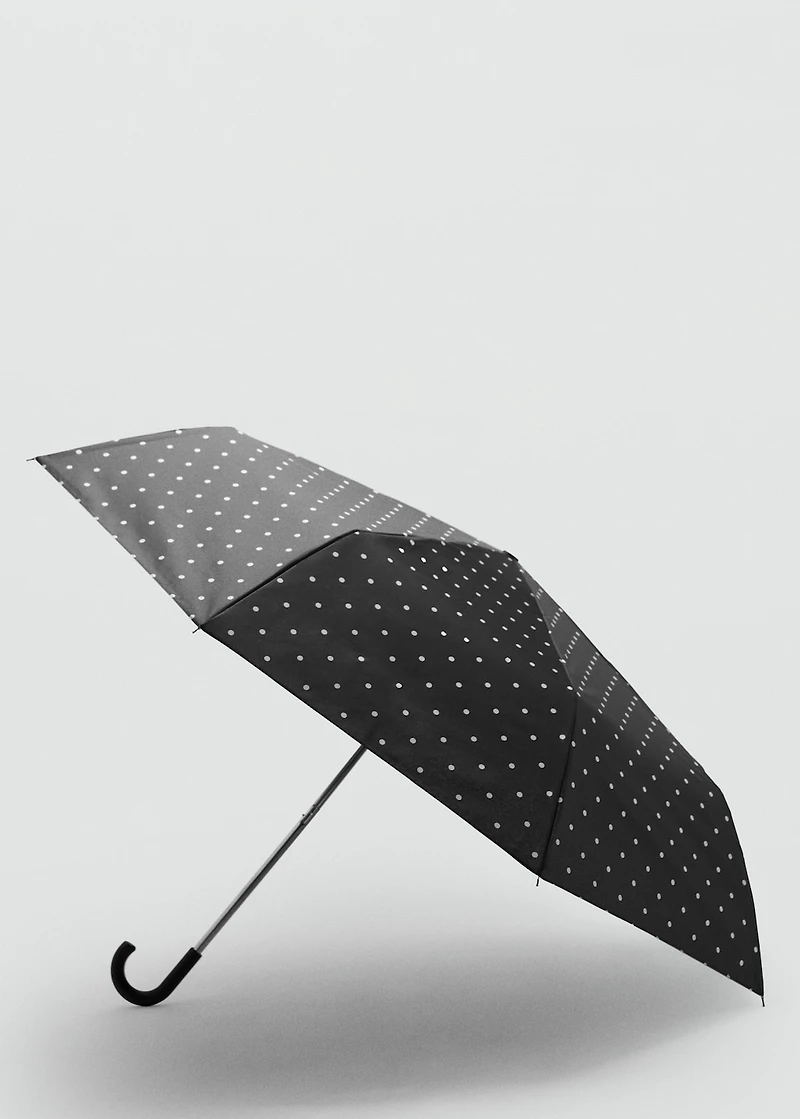 Polka-dot print umbrella